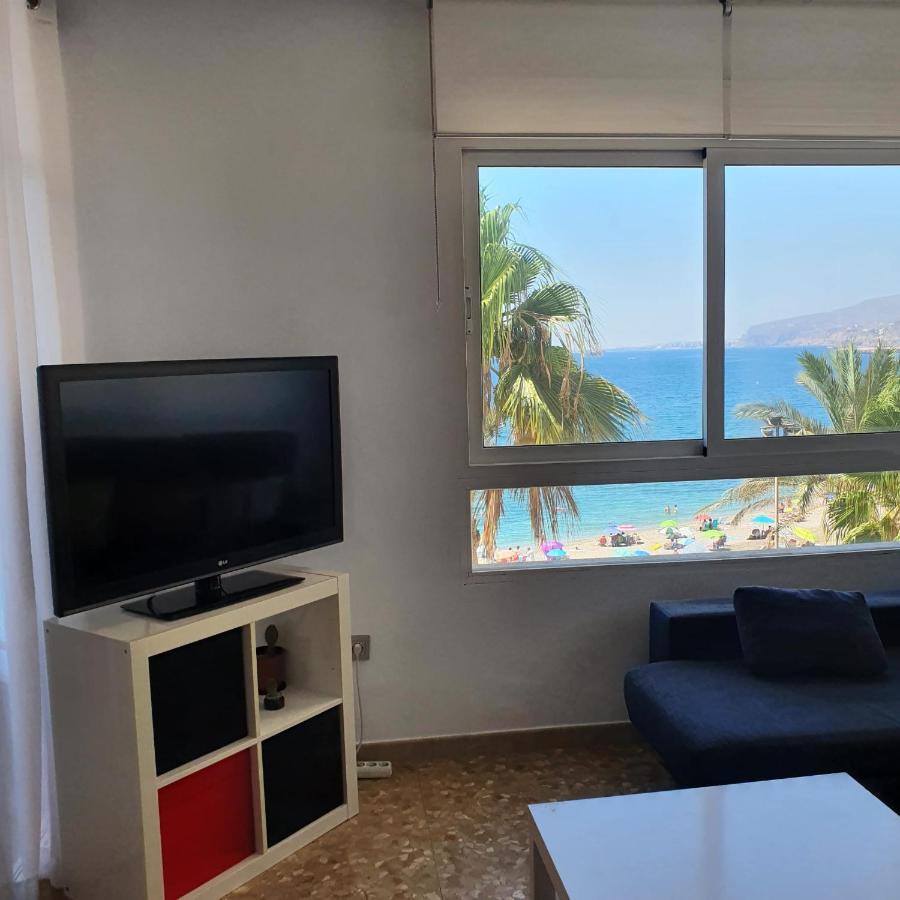 Piso primera linea de playa en el Zapillo Almería Exterior foto
